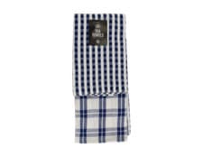 Image of SET OF 2 Tea Towels Plain & Waffle, Terry & Waffle Cotton kitchen cloth dish bar
