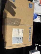 Image of Geberit Sigma 50 Dual Flush Plate Smoked Glass Reflective 115.788.dw.5