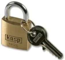 Image of Kasp K12525A4 25mm Brass Padlock