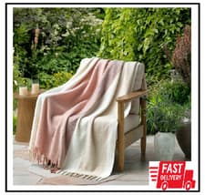 Image of Casual Living Faux Mohair Throw in pink Colours 127 x 178 cm