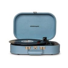Image of Crosley Discovery Turntable Glacier Bluetooth Portable Vinyl Record Player