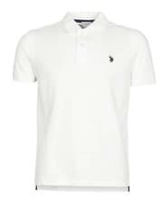 Image of T-Shirt U.S. Polo Assn. Polo Shirt Man Cotton White