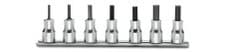 Image of Beta 009100503 910 Pe/Sb7 Set Of 7 Hexagon Bit Socket Driver On Support 3/8in DR
