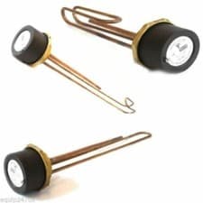 Image of COPPER IMMERSION CYLINDER HEATER ELEMENT 11" 14" 18" 23" 27" 30" 36” TESLA 