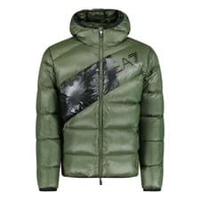 Image of Emporio Armani Down Padded Puffer Jacket Forest Night Green