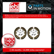Image of Handbrake Shoes Set 39715 Febi Parking A0054203620 0054203620 Quality Guaranteed