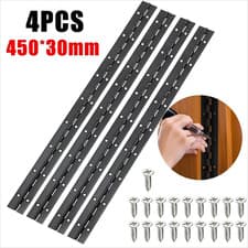 Image of 4X Piano Hinge Long Heavy Duty Continuous Hinges Stainless Steel 18 inch NEW