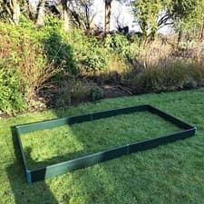 Image of 1m L x 0.5m W x 150mm H Garden Raised Grow Beds STRONG Vegetable Recyled Plastic