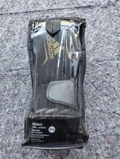 Image of adidas Speed 50 Boxing Gloves, 16oz - Black and Gold