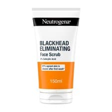 Image of Neutrogena Blackhead Eliminating Face Scrub (1x 150 ml (Pack of 1), Clear