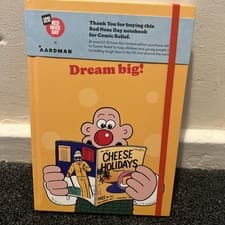 Image of Wallace and Gromit Dream Big Notebook Note Book Blank and Unused new