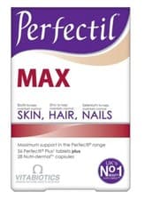 Image of Vitabiotics Perfectil Max Support Healthy Skin Hair Nails Nutri-Demal 84 Tablets