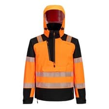 Image of Portwest Rain Jacket T161 PW3 Hi Vis Overhead 3 Layer Waterproof Windproof