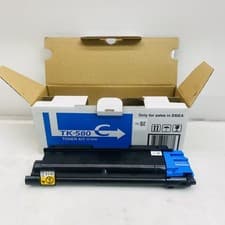 Image of Kyocera TK-580C Cyan Toner Kit Genuine for FS-C5150DN / ECOSYS P6021cdn Grade A