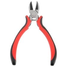 Image of Wire Cutters 5" Diagonal Cutting Side Precision Pliers with Plastic Handle