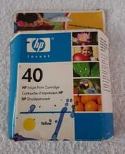 Image of Genuine OEM HP 40 51640 Black/Cyan/Magenta/Yellow Ink Cartridges Out of Date