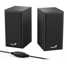 Image of Genius SP-HF180 2.0 Desktop Speakers - Black