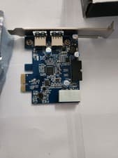 Image of PCI-E To USB 3.0 2-Port PCI Express Expansion Card Adapter SuperSpeed (6Gbps)