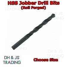 Image of HSS Jobber Drill Bit Roll Forged High Speed Drilling for Steel Metal Wood
