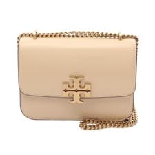 Image of Tory Burch ELENOR Eleanor Chain Shoulder Bag 161929700 leather Beige NEW Women