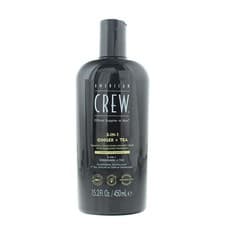 Image of American Crew 3-In-1 Ginger & Tea Shampoo, Conditioner & Body Wash 450ml