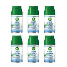 Image of Air Wick Freshmatic Max Air Freshener Refill Crisp Linen and Lilac 250ml x 6