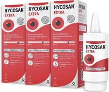 Image of 3x Hycosan Extra Preservative-Free Lubricating Eye Drops 7.5ml