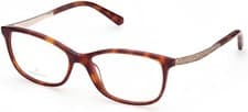 Image of Swarovski SK5412 052 Tortoise Cat Eye Plastic Optical Eyeglasses Frame 54-15-140