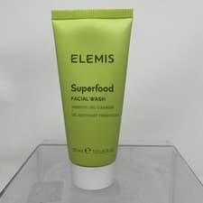 Image of Elemis Superfood Facial Wash Prebiotic Gel Cleanser 30ml Travel Size NEW SEALED