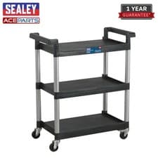 Image of Sealey 3-Level Workshop Trolley Workshop Trolleys Quality Work Tools CX308