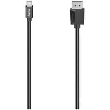Image of Hama 00200710 Adapter cable Black 1.50 m Mini DisplayPort to DisplayPort
