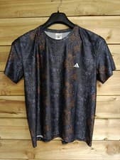 Image of Adidas Fast AOP Tee - Training Areoready T-Shirt Running Gym Mens - XL Slim Fit