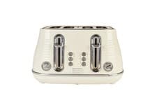 Image of Haden Devon Cream 4 Slice Toaster - 6 Browning Settings, 4 Slice Toaster with