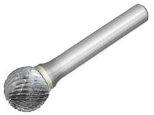 Image of Dormer Solid Carbide Bright Rotary Burr Ball 8 x 6mm