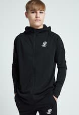Image of Illusive London Boys Black Core Athlete Hoodie 13-14 Years