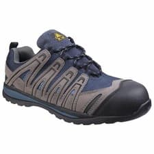 Image of Amblers FS34C Safety Trainers Metal Free Composite Toe Blue UK 4 - 12 Indoor Use