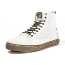 Image of John Doe Neo White / Brown Motorcycle Sneakers Size 41