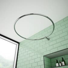 Image of Chatsworth Traditional 800mm Diameter Chrome Circular Shower Curtain Rail