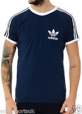 Image of ADIDAS ORIGINALS SPORT ESSENTIALS CALIFORNIA TEE MEN'S BLACK/NAVY/RED/WHITE