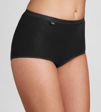 Image of Sloggi Basic Maxi+ 3 Pair Pack - Black