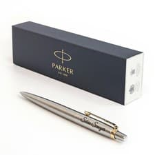 Image of Personalised Custom Parker Jotter SS Pen + Gift Box | Design Your Unique Present