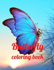 Image of Butterfly Coloring Book: Butterfly Coloring Book ,Beautiful Butterflies Coloring