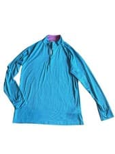 Image of Birdie Bound Performance Quarter Zip Pullover Shirt Top Long Sleeve Small NWT