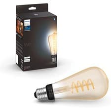Image of Philips Hue White Ambiance Filament ST72 Smart Bulb E27 Edison Vintage Bluetooth
