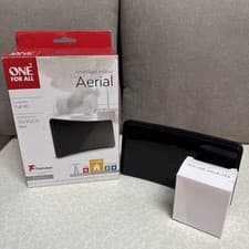 Image of One For All SV9420 Curved Amplified Indoor Tv Aerial Black 9 Miles range opened