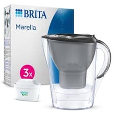 Image of BRITA Marella Water Filter Jug Graphite 2.4L + 3x MAXTRA PRO All-in-1 Cartridges