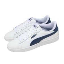 Image of Puma Smash 3.0 L White Persian Blue Men Unisex Casual Shoes 390987-28