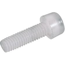 Image of Toolcraft Hexagonal Cylinder Head Screws DIN 912 Polyamide M6 x 40mm Pack Of 10
