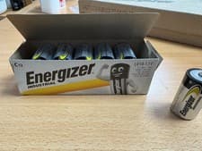 Image of Energizer Industrial C12 1.5V Alkaline Battery - Pack of 12 - Slight rust