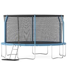 Image of Big Air Bounce 12ft Trampoline with Safety Enclosure Free Ladder Floor Mat & Soc